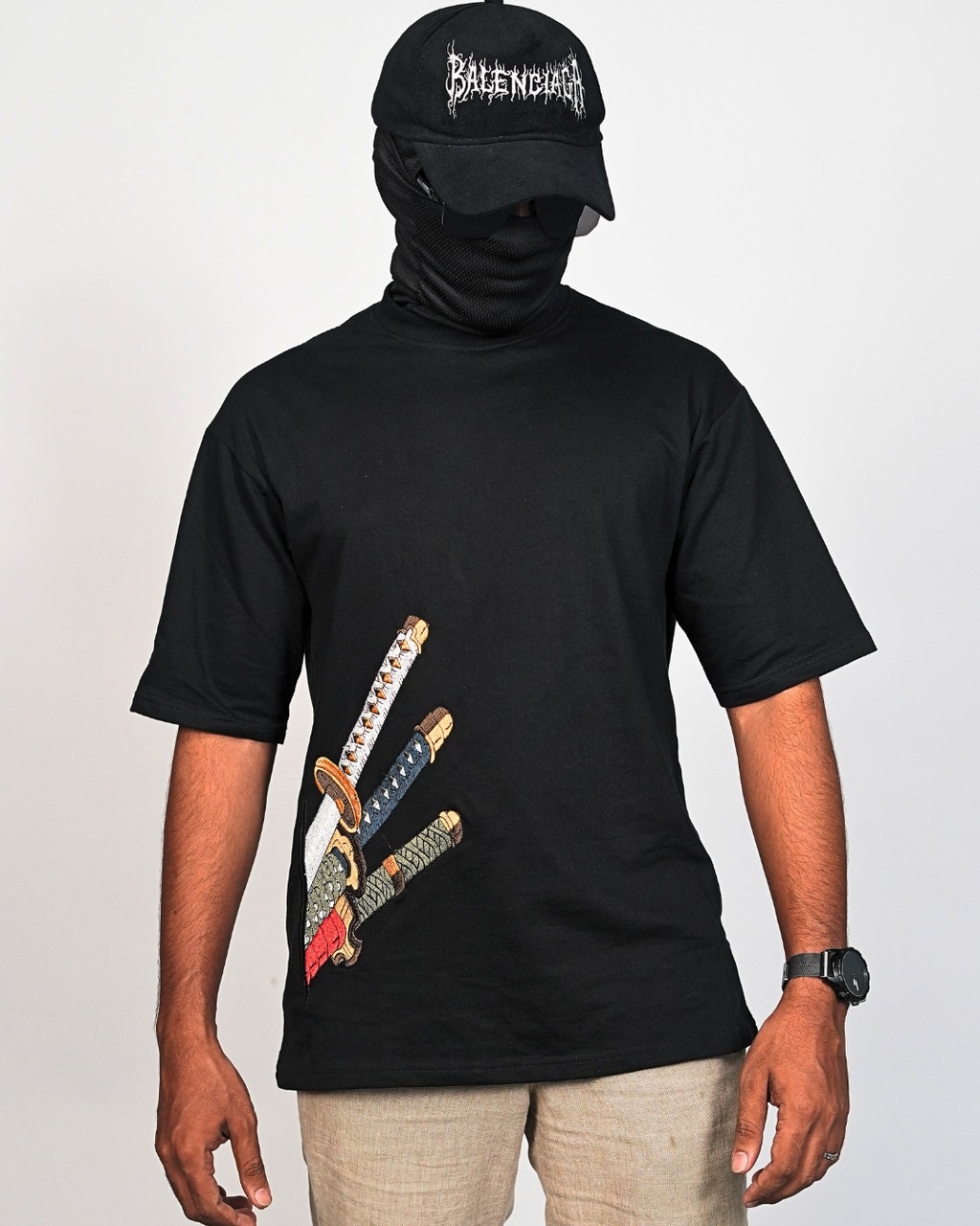 Zoro Oversized (Embroidery) T-shirt | Premium Anime Streetwear